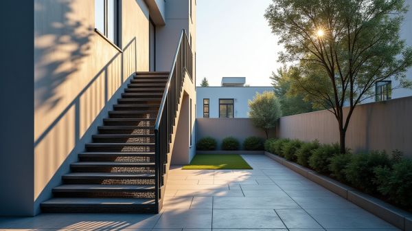 Soluciones prácticas de escaleras prefabricadas exterior